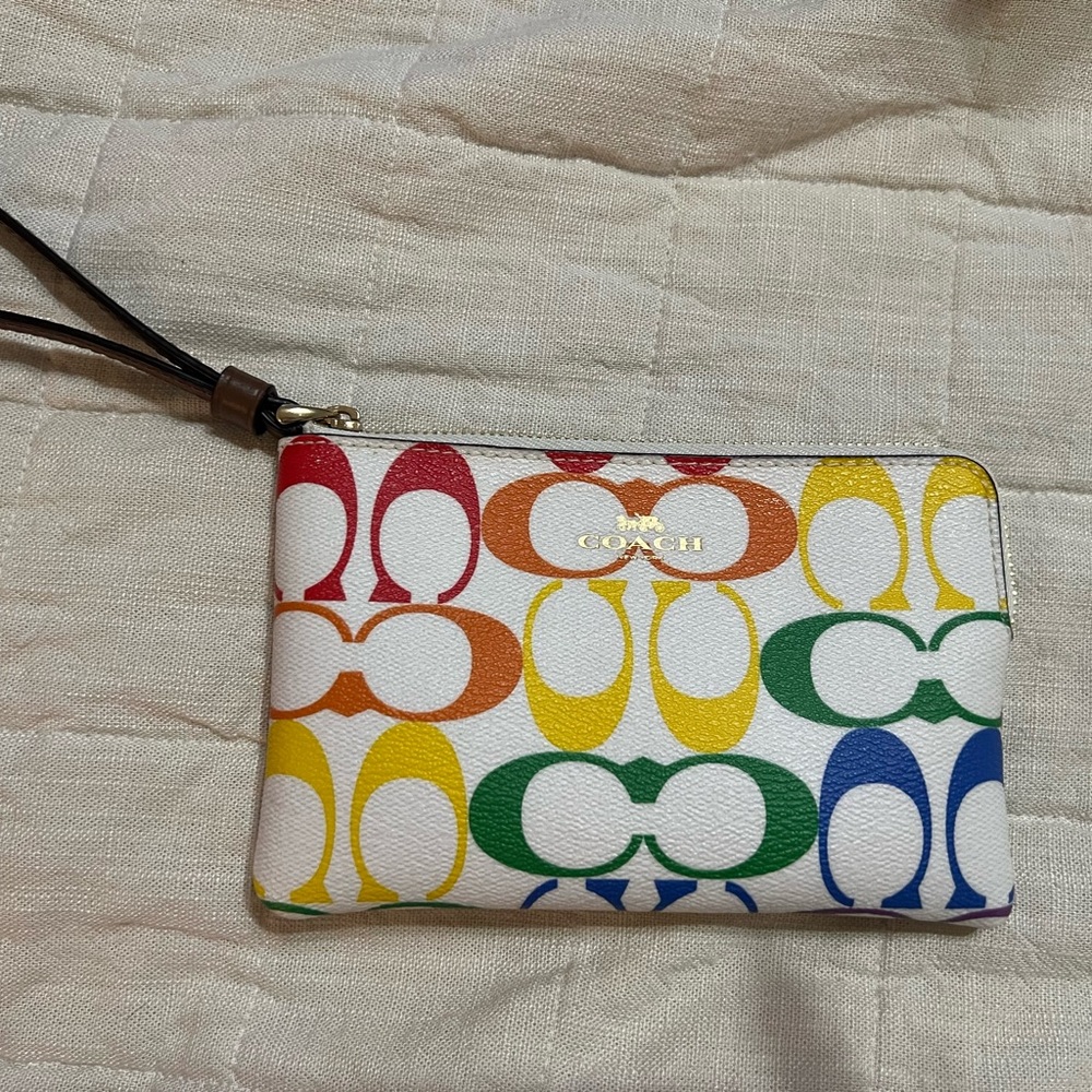 Coach Multicolor Wristlet